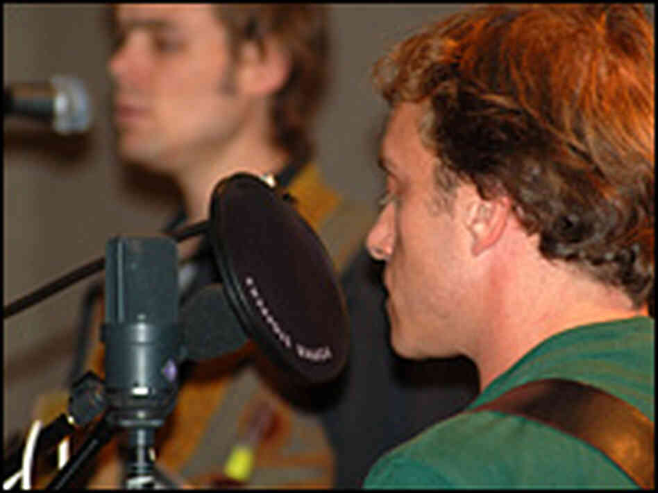 Justin Neauhardt (left) and David Sickmen Justin Neauhardt (left) and David Sickmen